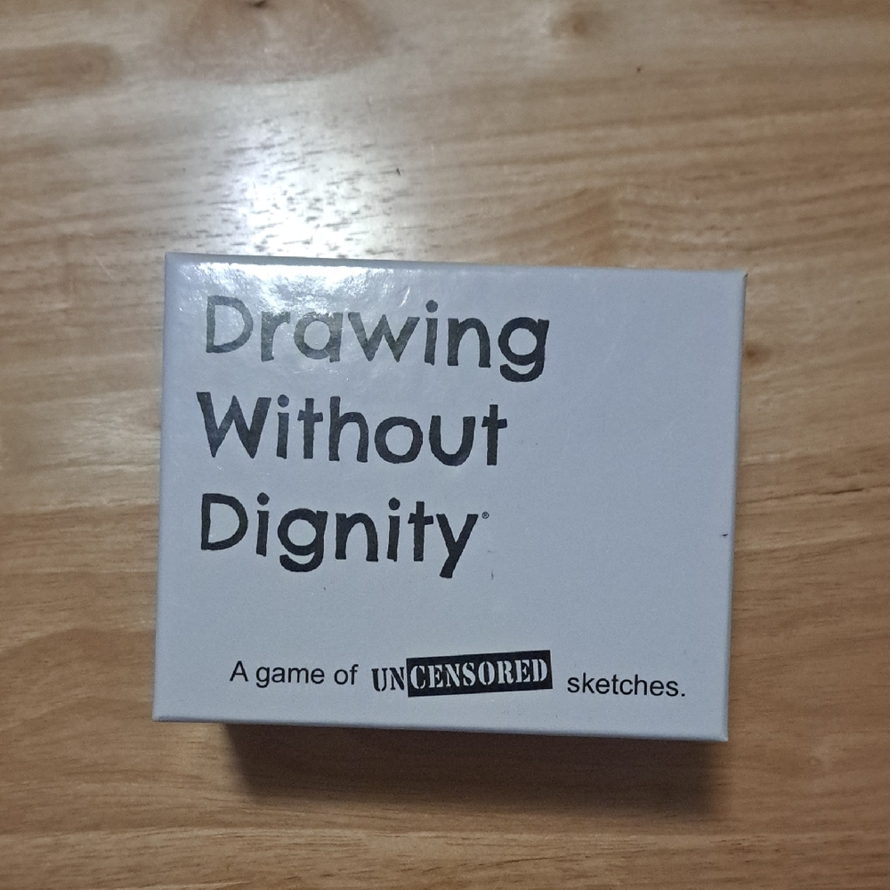 Drawing Without Dignity Game- NWOT